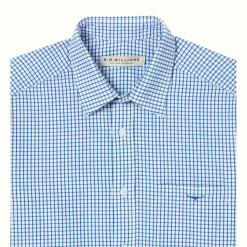 R.M. Williams Jervis Shirt White Blue Fashion