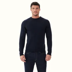 R.M. Williams Keith Sweater Navy Discount