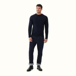 R.M. Williams Keith Sweater Navy Discount