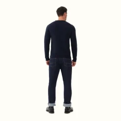 R.M. Williams Keith Sweater Navy Discount