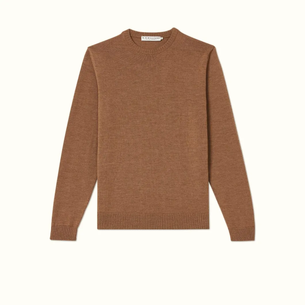 R.M. Williams Keith Sweater Caramel Fashion