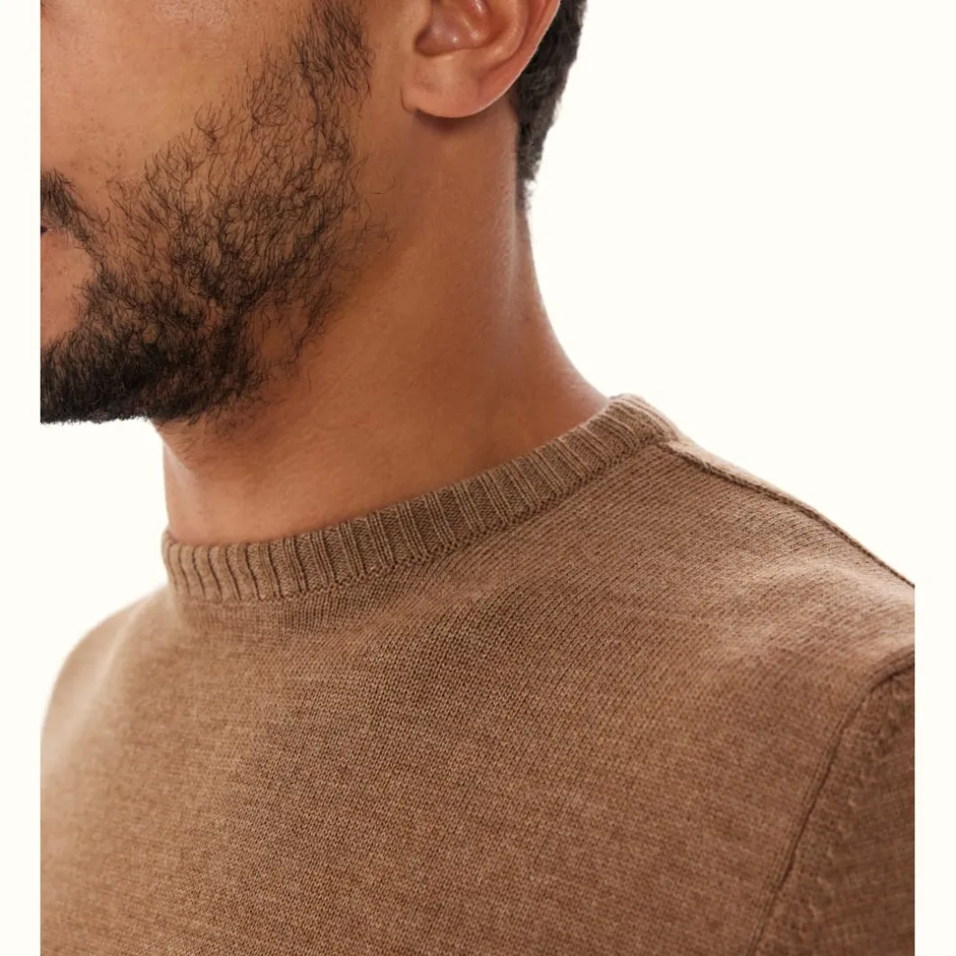 R.M. Williams Keith Sweater Caramel Fashion