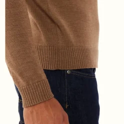R.M. Williams Keith Sweater Caramel Fashion
