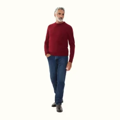R.M. Williams Keith Sweater Red Clearance