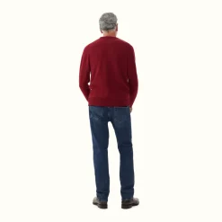 R.M. Williams Keith Sweater Red Clearance