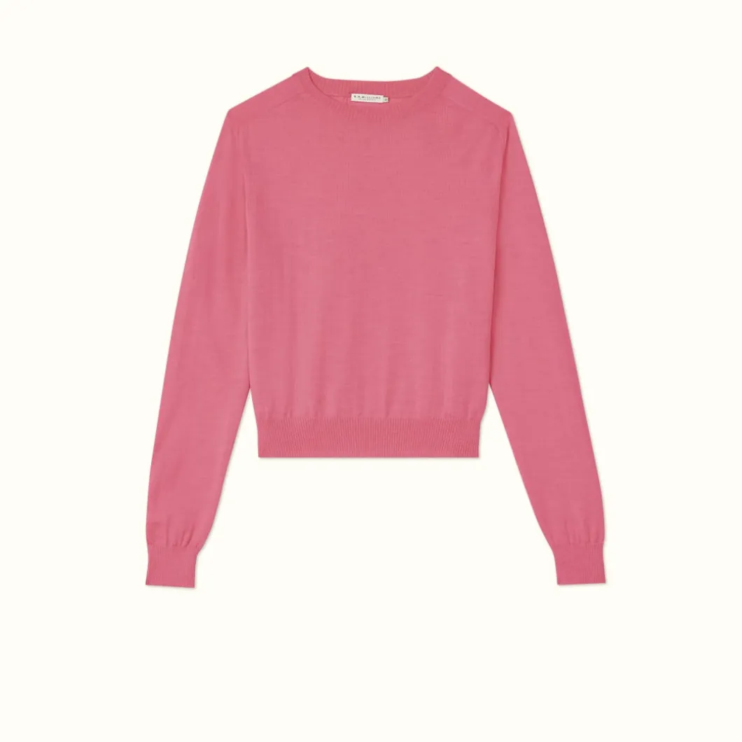 R.M. Williams Kilda Crew Sweater Pink Fashion