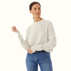 R.M. Williams Kilda Crew Sweater Cream Discount