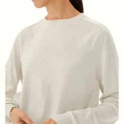 R.M. Williams Kilda Crew Sweater Cream Discount