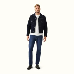 R.M. Williams Kurnell Type 2 Jacket Indigo Rinse Wash Flash Sale