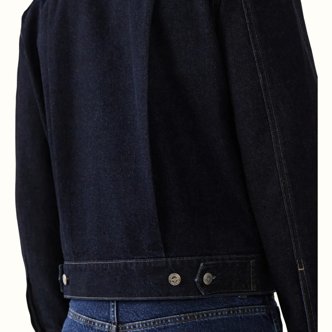R.M. Williams Kurnell Type 2 Jacket Indigo Rinse Wash Flash Sale