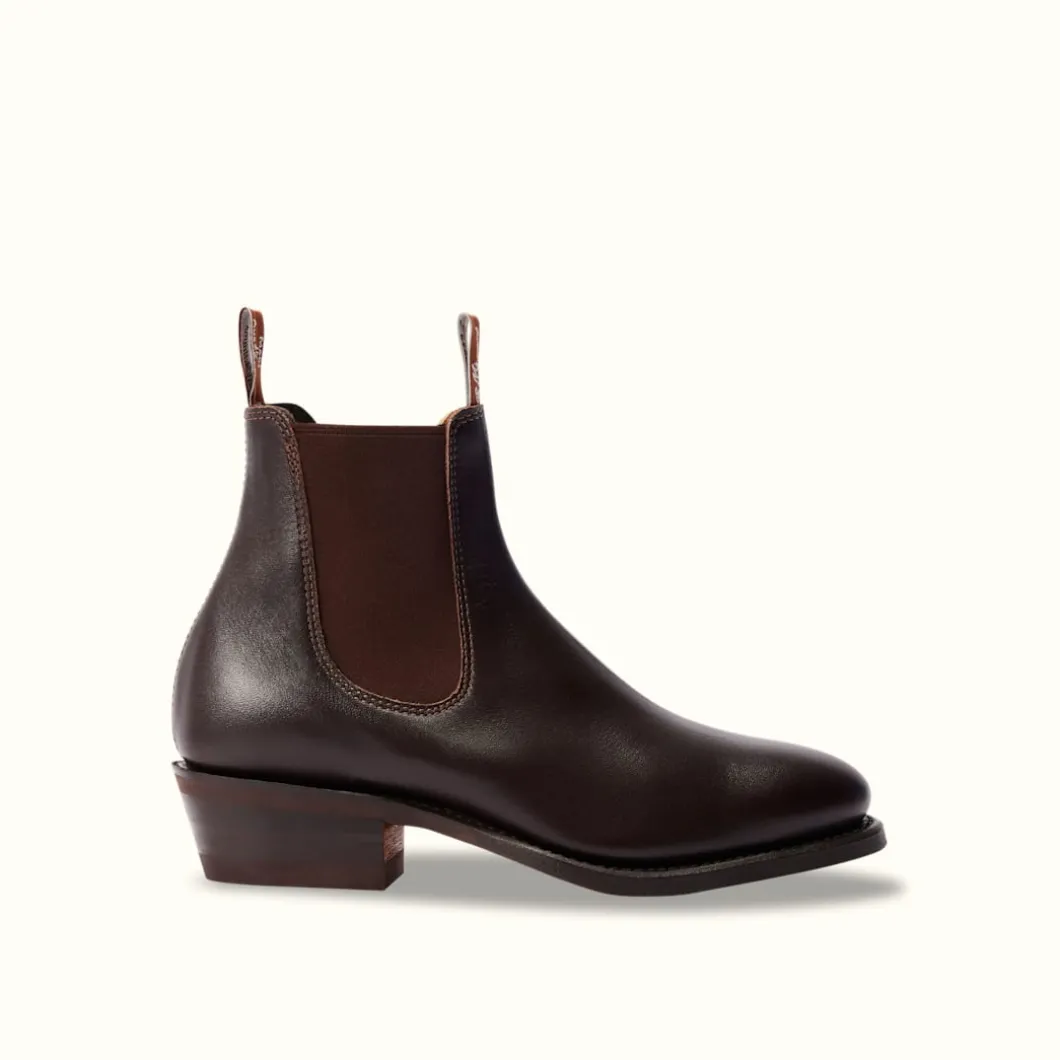 R.M. Williams Lady Yearling Rubber Sole Boot Chestnut Outlet
