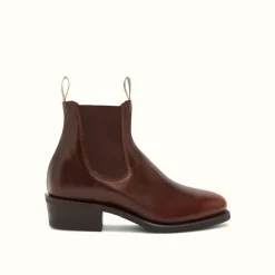 R.M. Williams Lady Yearling Rubber Sole Boot Mid Brown Cheap