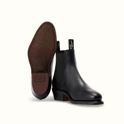 R.M. Williams Lady Yearling Rubber Sole Boot Black Hot
