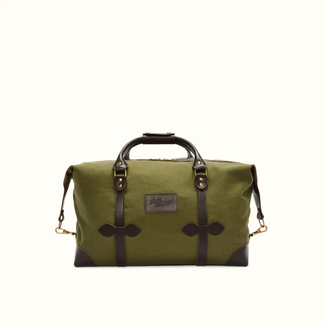 R.M. Williams Lindfield Duffle Bag Khaki/Brown Best Sale