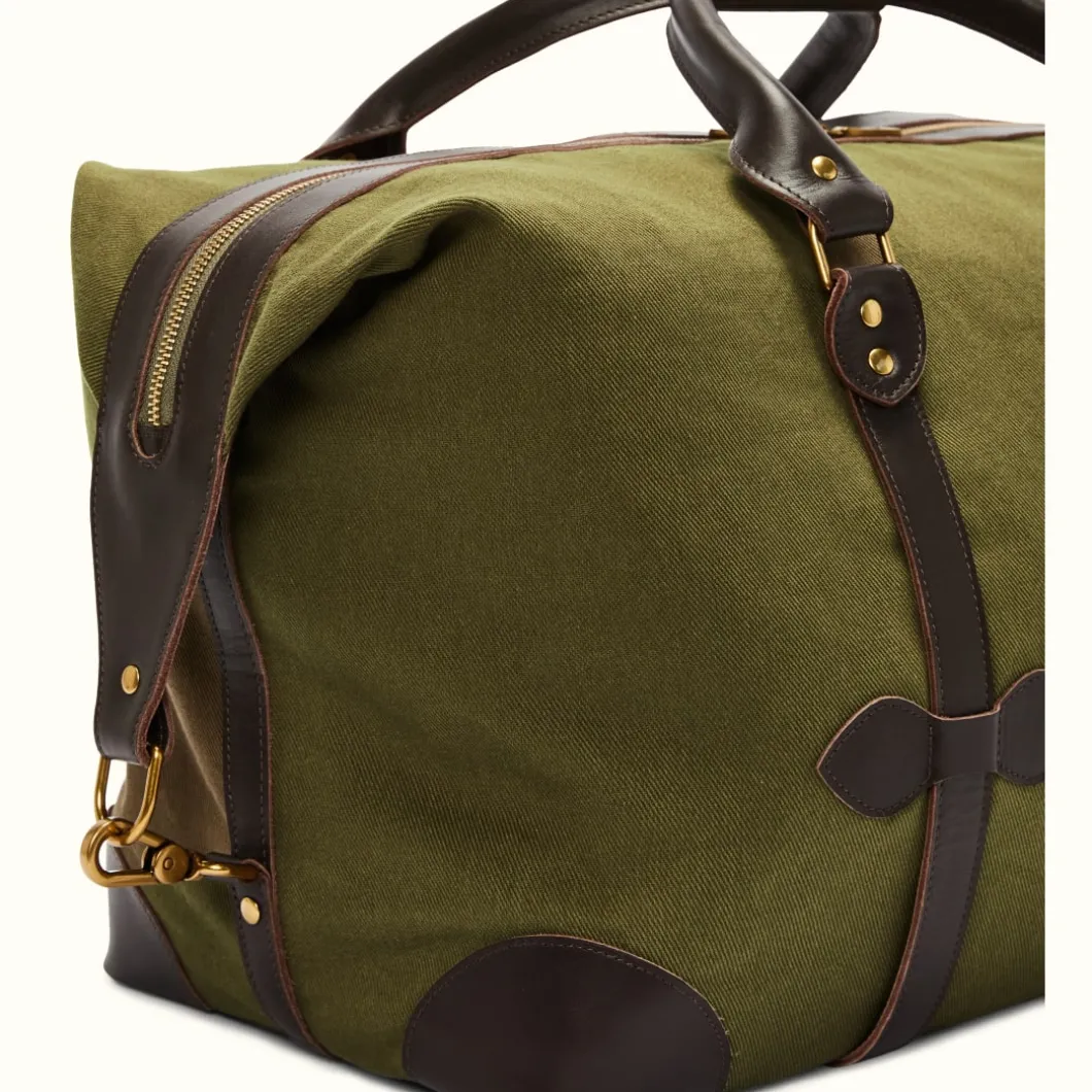 R.M. Williams Lindfield Duffle Bag Khaki/Brown Best Sale
