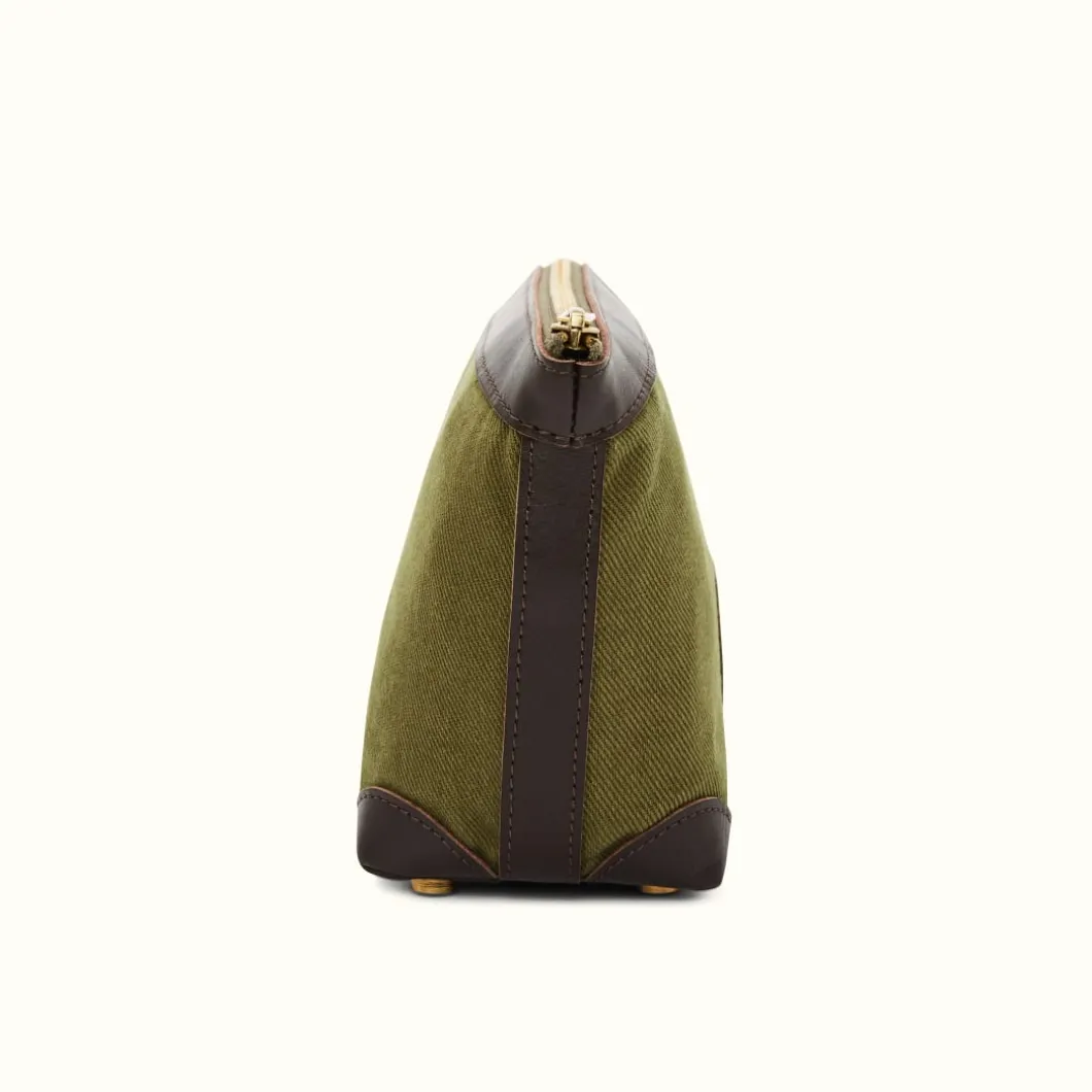 R.M. Williams Lindfield Washbag Khaki/Brown Cheap
