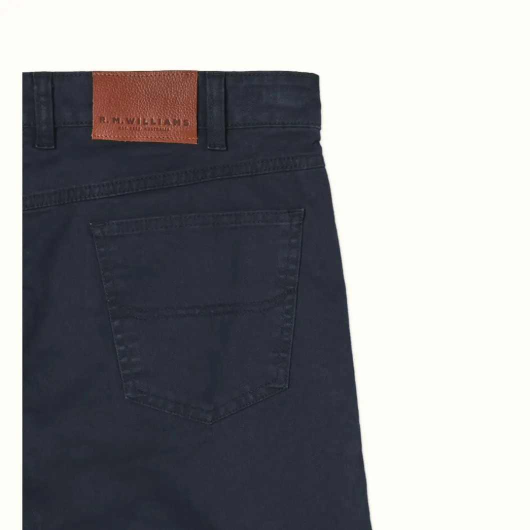 R.M. Williams Linesman Jeans Navy Best Sale