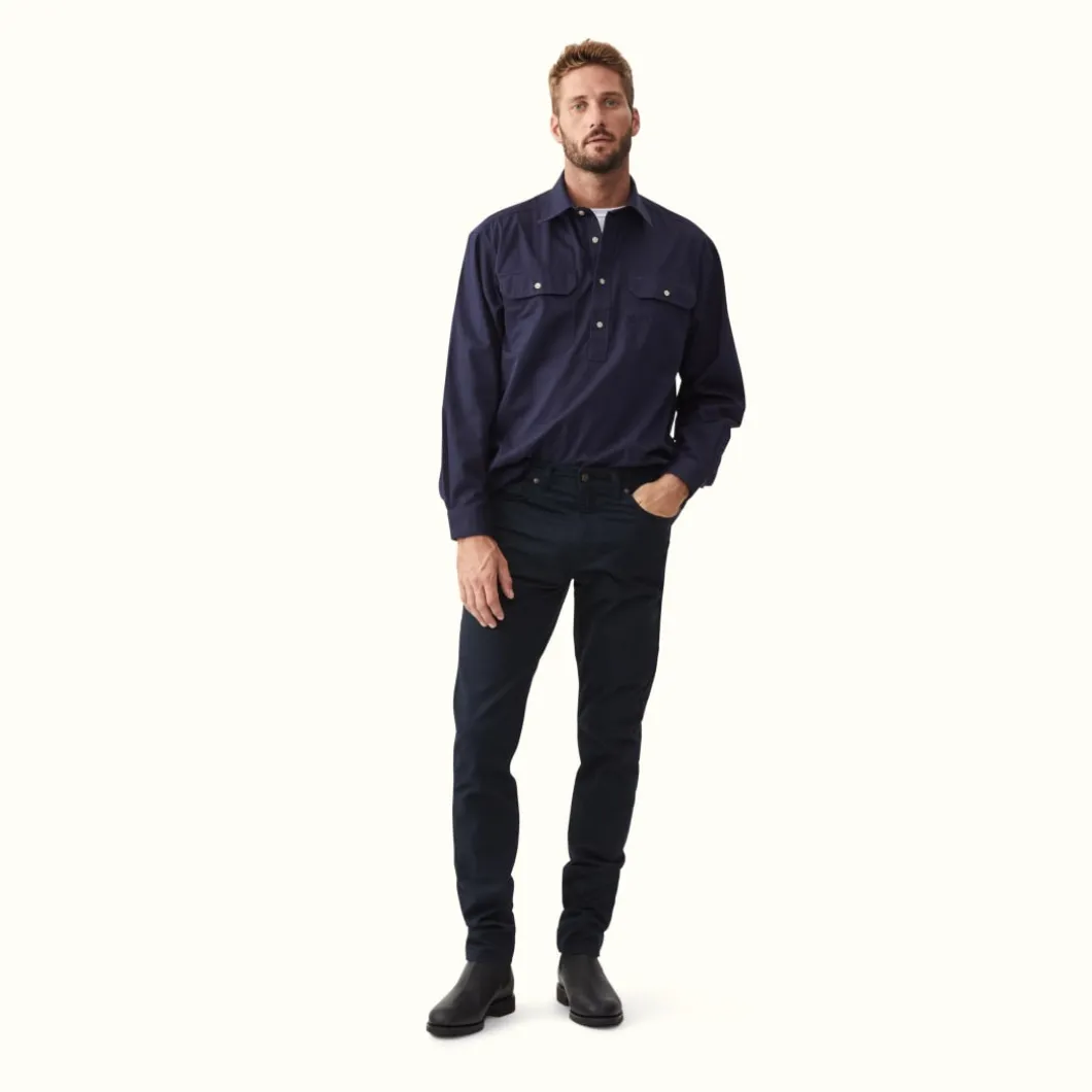 R.M. Williams Loxton Jeans Navy Best Sale