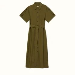 R.M. Williams Malanda Shirt Dress Dark Green Store