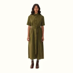 R.M. Williams Malanda Shirt Dress Dark Green Store