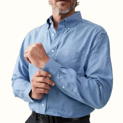 R.M. Williams Mansfield Shirt Soft Blue Best Sale