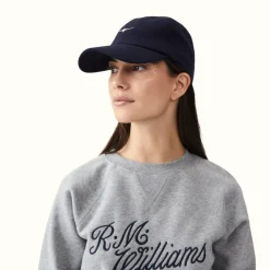 R.M. Williams Mini longhorn cap Navy/Bone Store