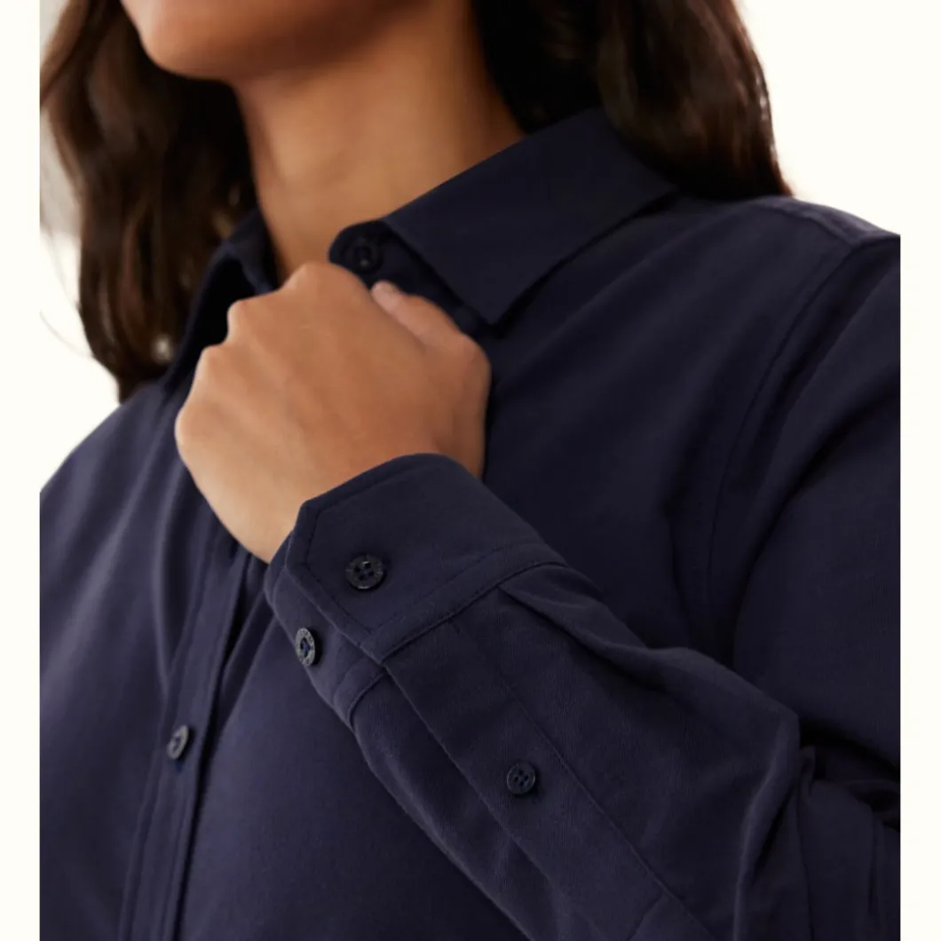 R.M. Williams Olney Shirt Navy Flash Sale