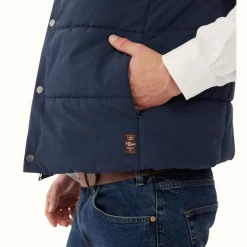 R.M. Williams Paddington Vest Navy Fashion
