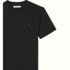 R.M. Williams Parson T-Shirt Black/Chestnut Cheap