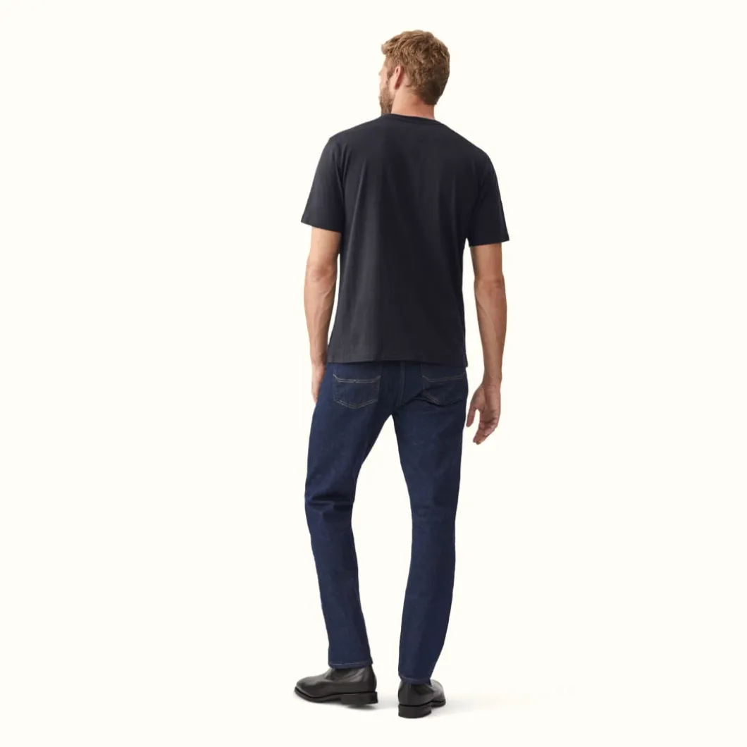 R.M. Williams Parson T-Shirt Navy/Chestnut Best
