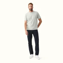 R.M. Williams Parson T-Shirt Grey Marle/Chestnut Outlet