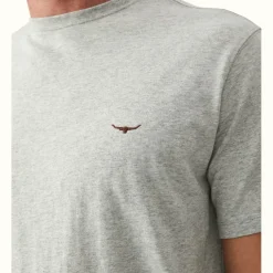 R.M. Williams Parson T-Shirt Grey Marle/Chestnut Outlet