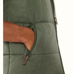 R.M. Williams Patterson Creek Vest Green Marle Shop