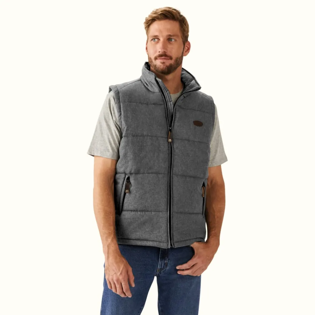 R.M. Williams Patterson Creek Vest Charcoal Hot