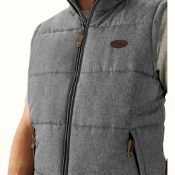 R.M. Williams Patterson Creek Vest Charcoal Hot