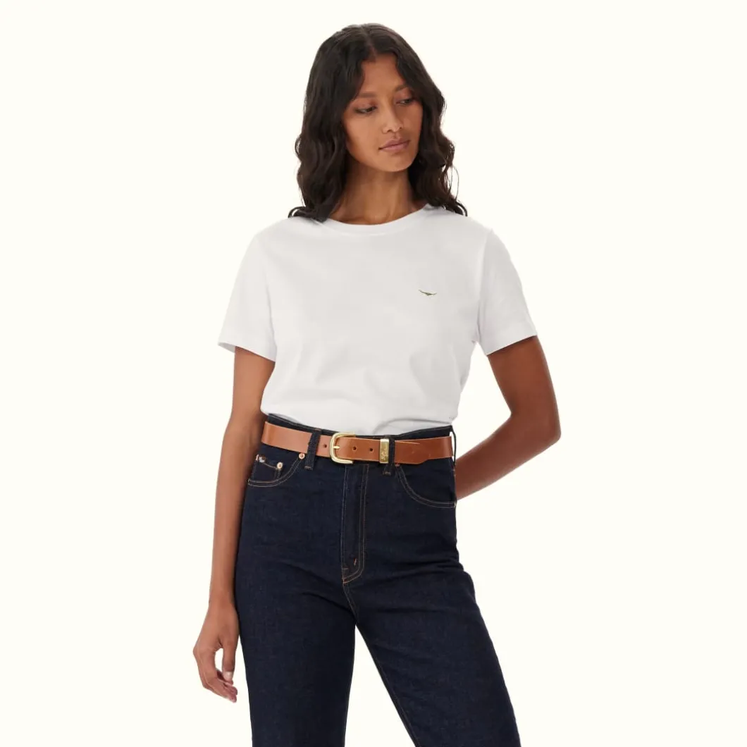 R.M. Williams Piccadilly T-Shirt White Hot