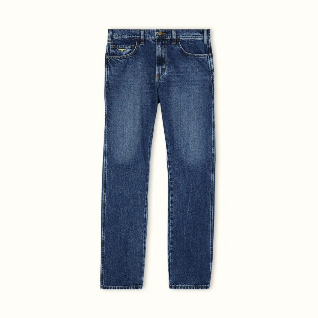 R.M. Williams Ramco Rigid Jean Aged Indigo Best Sale