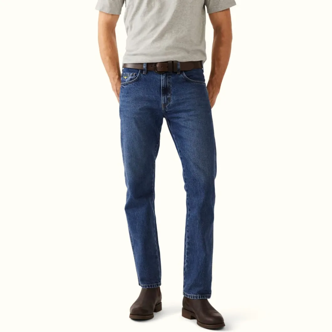 R.M. Williams Ramco Rigid Jean Aged Indigo Best Sale