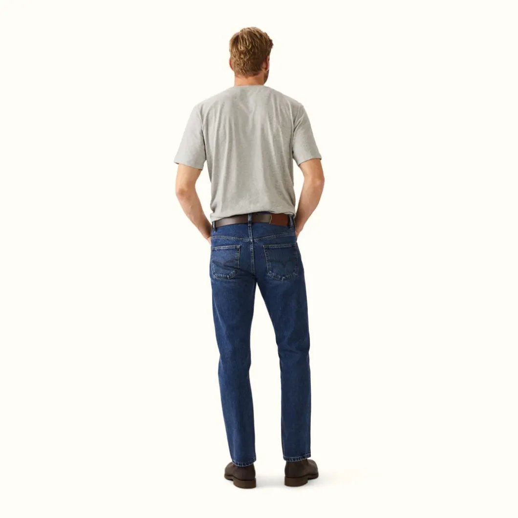 R.M. Williams Ramco Rigid Jean Aged Indigo Best Sale