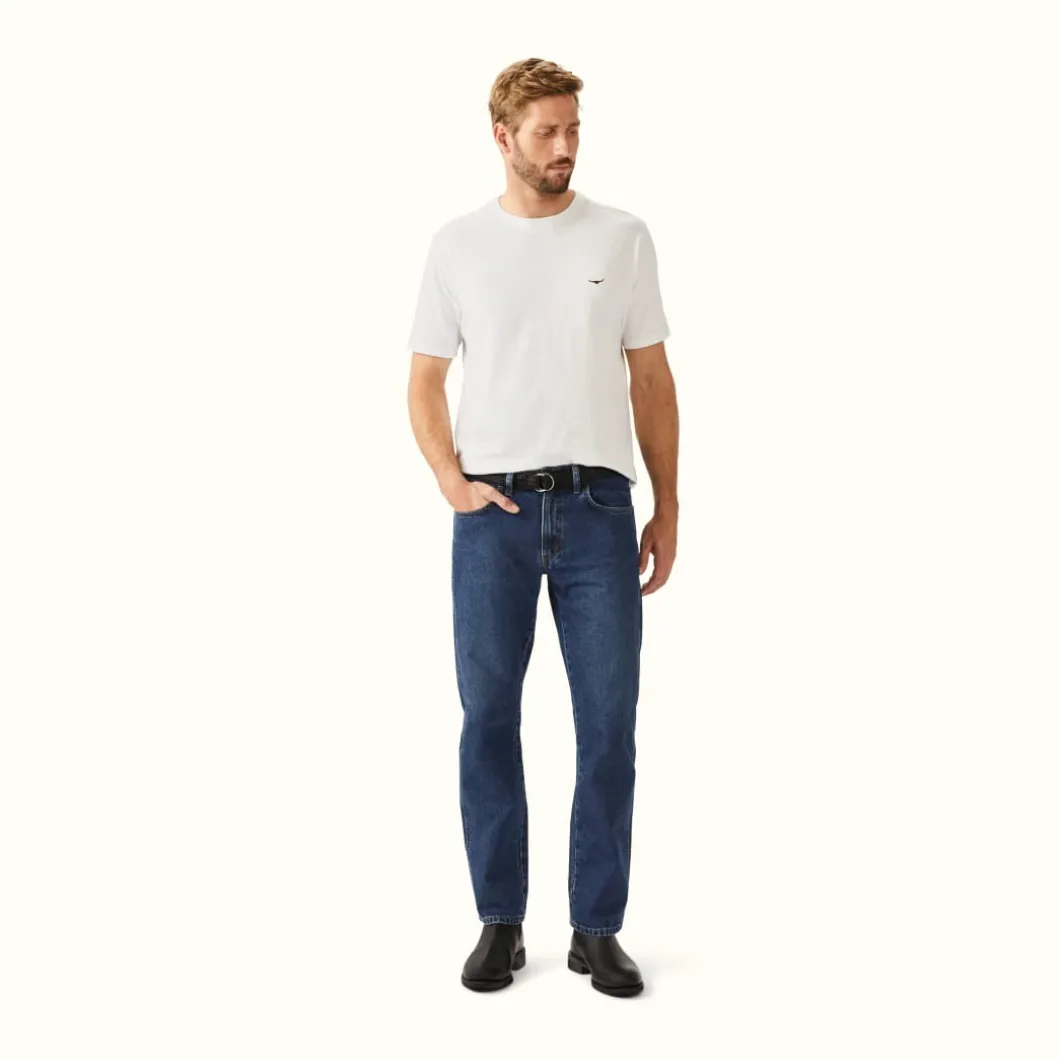 R.M. Williams Ramco Rigid Jean Indigo Rinse Wash Hot