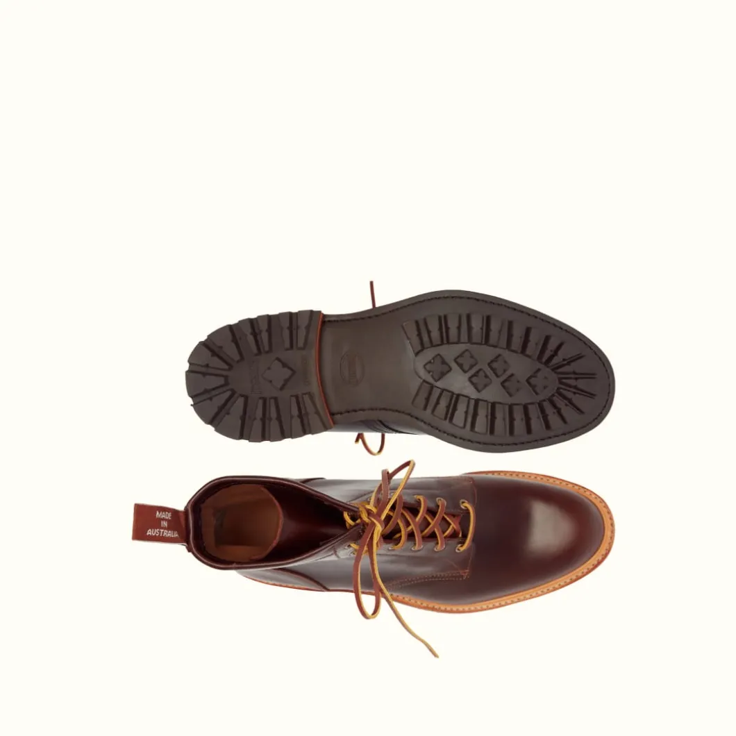 R.M. Williams Rigger Commando Boot Dark Brown Cheap