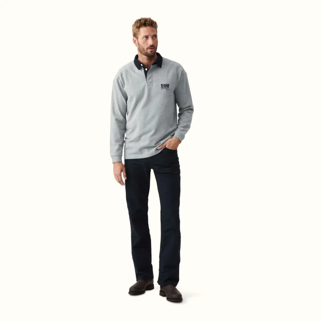 R.M. Williams R.M.W Classic Rugby Grey Navy Outlet