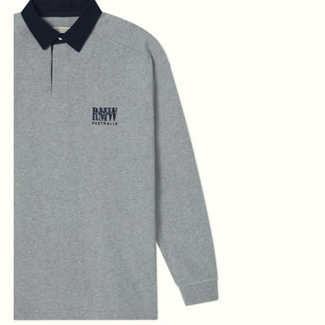 R.M. Williams R.M.W Classic Rugby Grey Navy Outlet