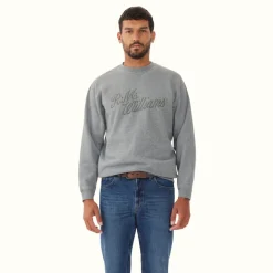 R.M. Williams R.M.W Script Crew Neck Grey Marle Sale