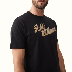 R.M. Williams R.M.W Script T-Shirt Black/White Sale