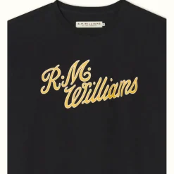 R.M. Williams R.M.W Script T-Shirt Black/White Sale