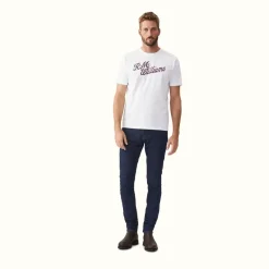 R.M. Williams R.M.W Script T-Shirt White/Red Best Sale