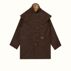 R.M. Williams Rouseabout Coat Brown Best Sale