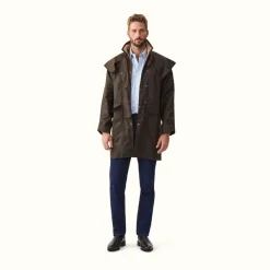 R.M. Williams Rouseabout Coat Brown Best Sale