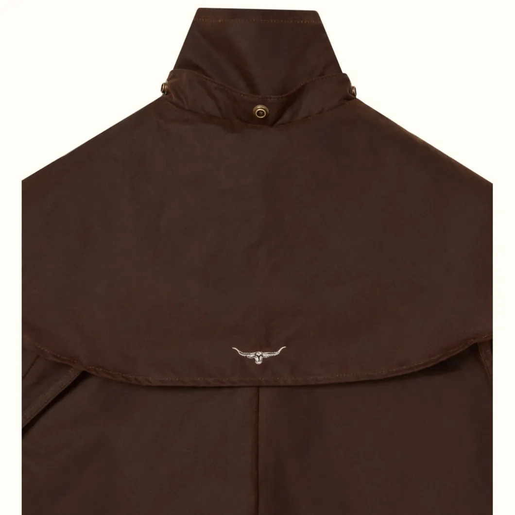 R.M. Williams Rouseabout Coat Brown Best Sale